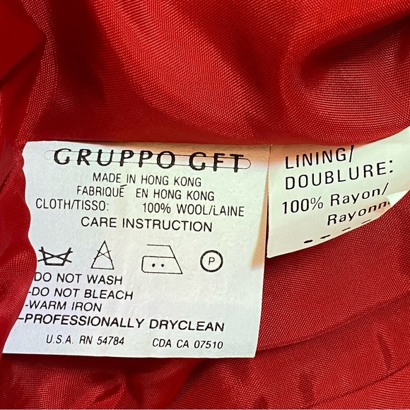 Vintage 80s Emanuel Ungaro Ter Red Blazer - Picture 11 of 15